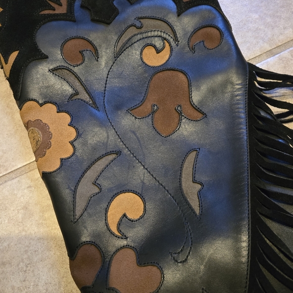 NWT Free People Spell Sannah Fringe Leather Cowboy Boots - Picture 3 of 6